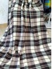 Double Sided Queen Size Plaid Flannel Blanket